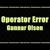Operator error - Gunnar Olsen